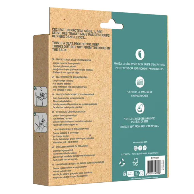 Ezi Travel Plus Seat Organizer & Protector