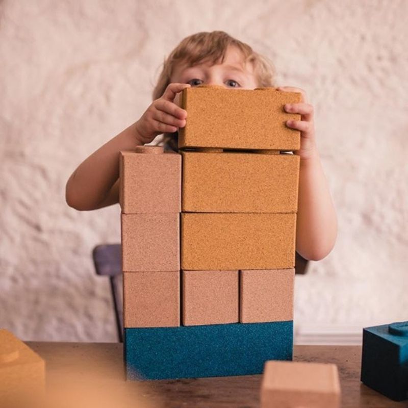 Ensembles de blocs de construction en liège