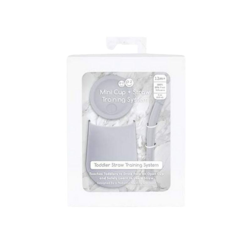 Mini Cup + Straw Pewter