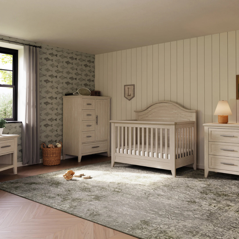 Beckett Rustic 4-in-1 Convertible Crib