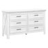 Emory Farmhouse 6-Drawer Double Dresser by Monogram by Namesake at $999! Shop now at Nestled by Snuggle Bugz for Dressers.