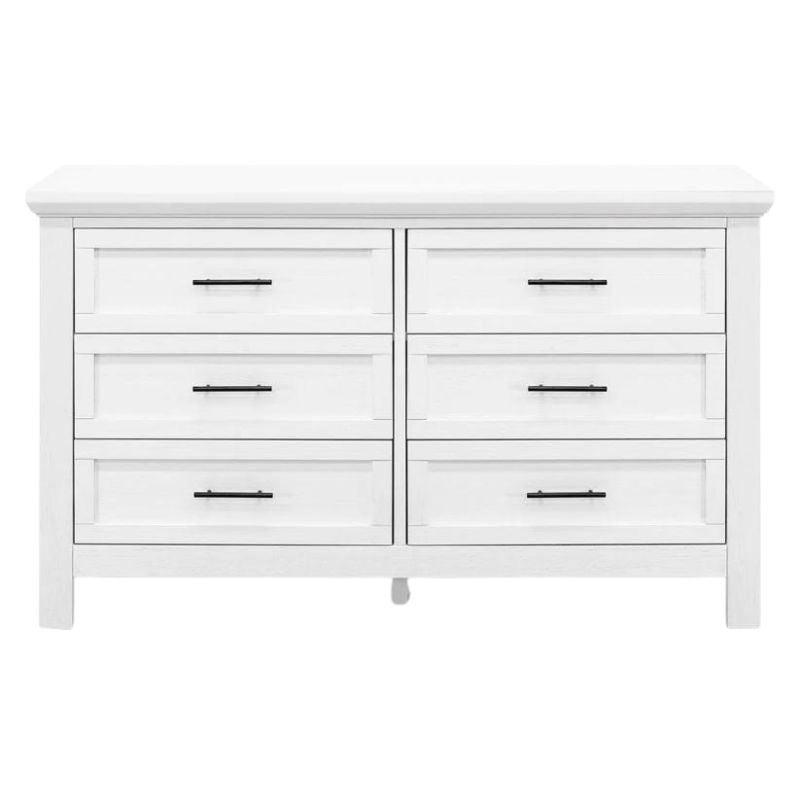 Emory Farmhouse 6-Drawer Double Dresser by Monogram by Namesake at $999! Shop now at Nestled by Snuggle Bugz for Dressers.