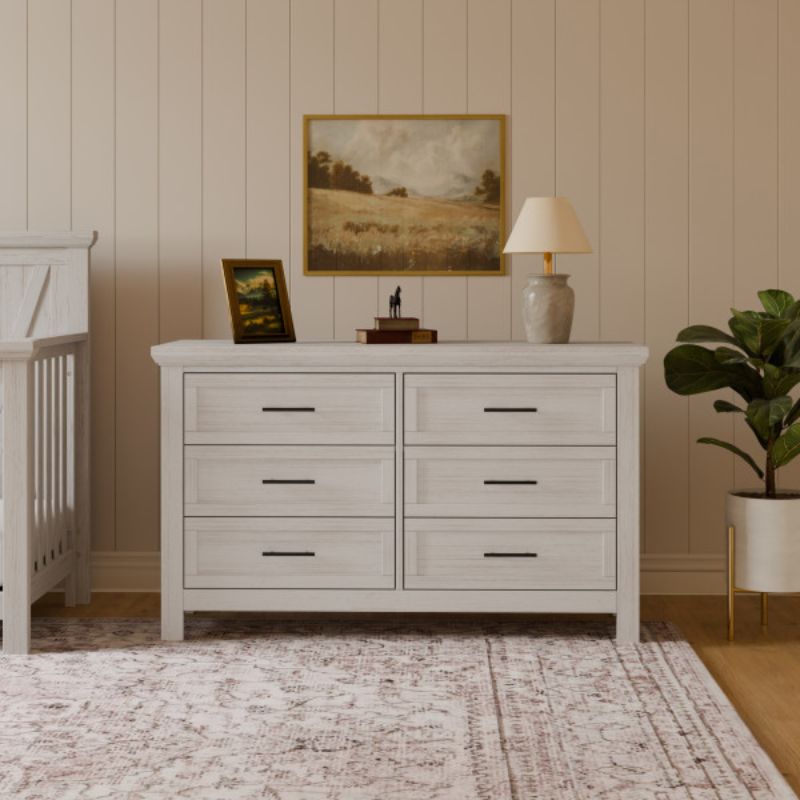 Emory Farmhouse 6-Drawer Double Dresser