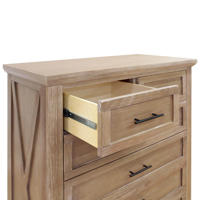 Emory Farmhouse 6-Drawer Chest by Monogram by Namesake at $1299! Shop now at Nestled by Snuggle Bugz for Dressers.