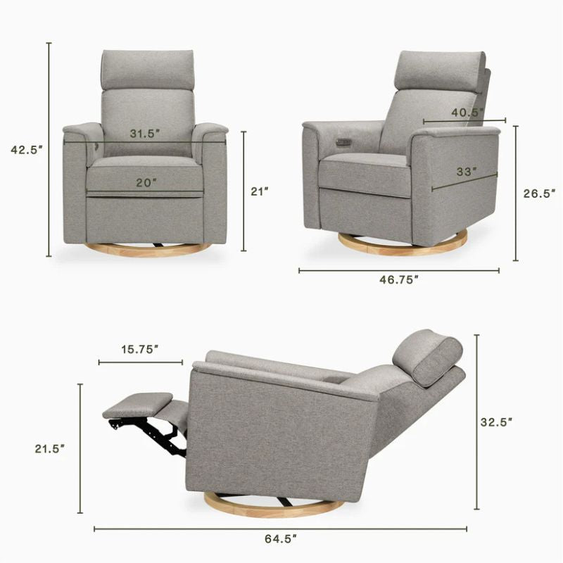 Willa Plus Power Glider Recliner with Power Headrest