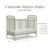 Abigail 3-in-1 Convertible Crib