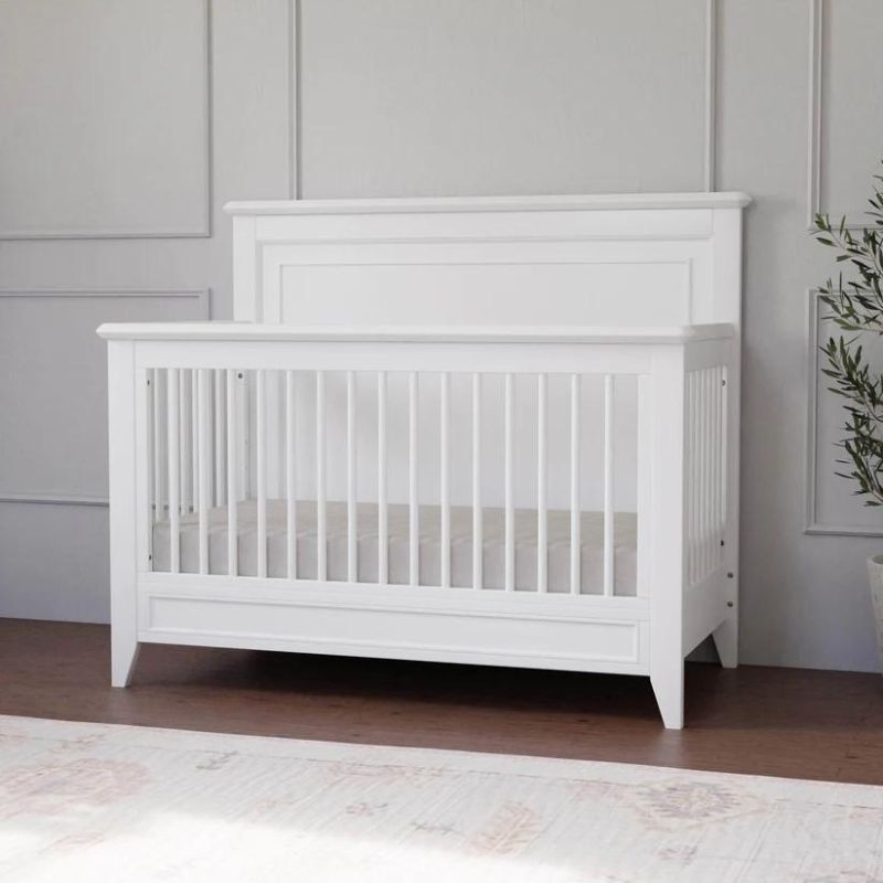 Beckett 4-in-1 Convertible Crib by Monogram by Namesake at $799! Shop now at Nestled by Snuggle Bugz for Cribs.