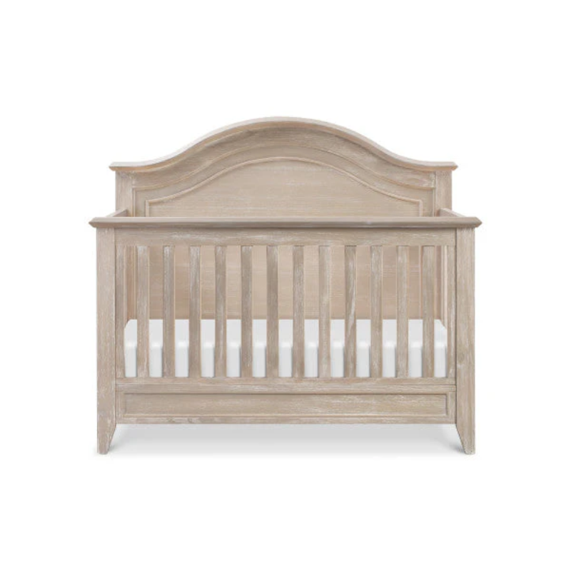 Beckett 4-in-1 Curve Top Convertible Crib by Monogram by Namesake at $799! Shop now at Nestled by Snuggle Bugz for Cribs.