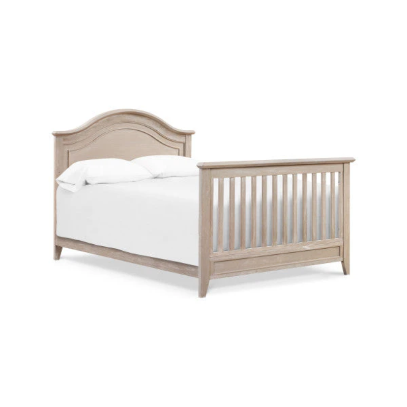 Beckett 4-in-1 Curve Top Convertible Crib by Monogram by Namesake at $799! Shop now at Nestled by Snuggle Bugz for Cribs.