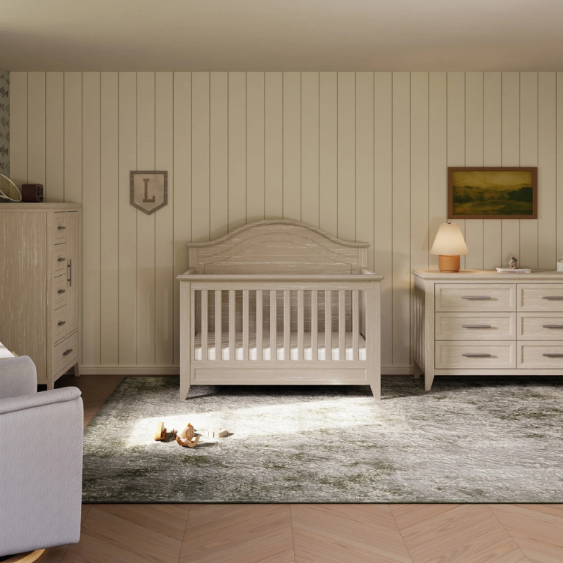 Beckett Rustic 4-in-1 Convertible Crib