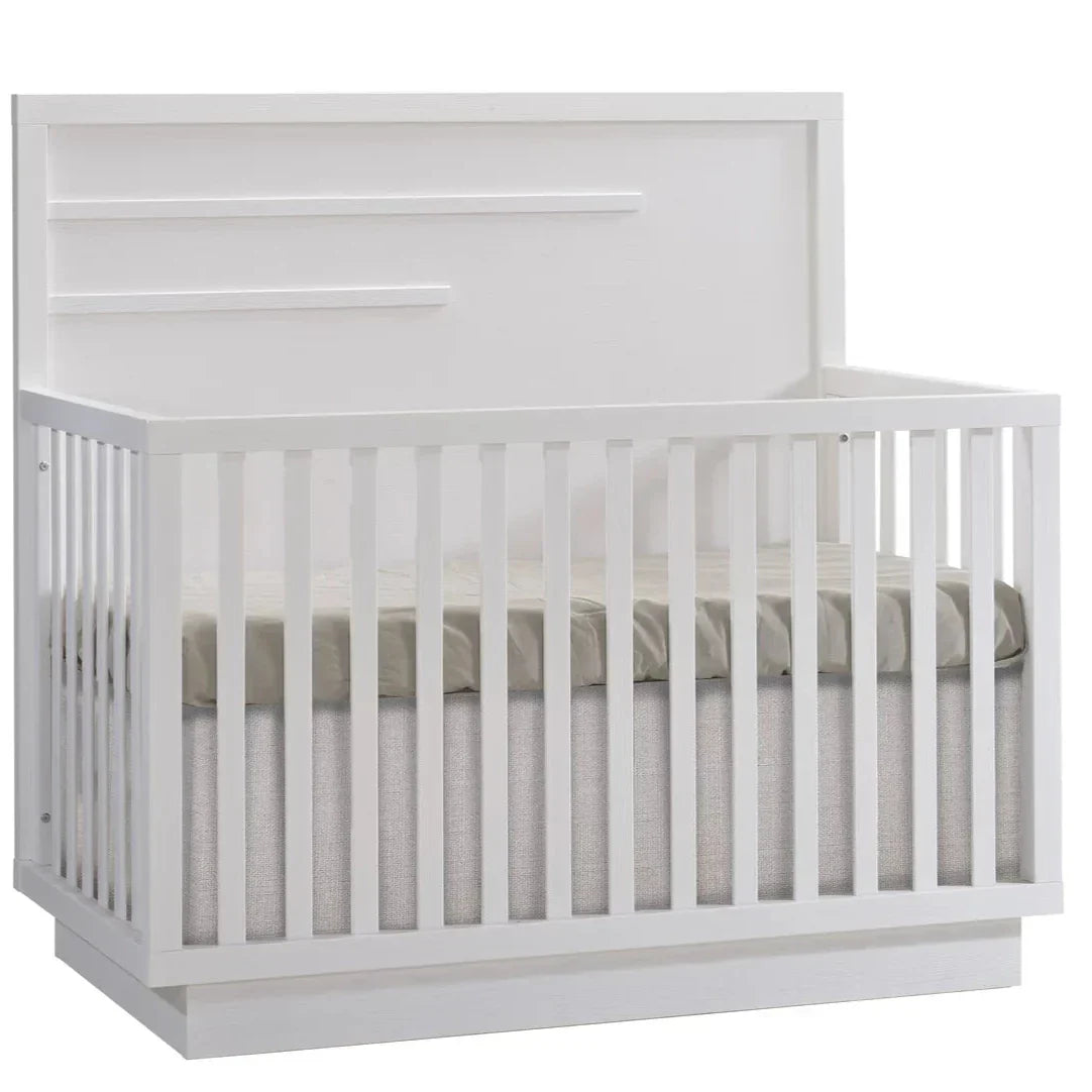 Como 4-in-1 Convertible Crib with Horizontal Molding by Natart Juvenile at $1349! Shop now at Nestled by Snuggle Bugz for Cribs.