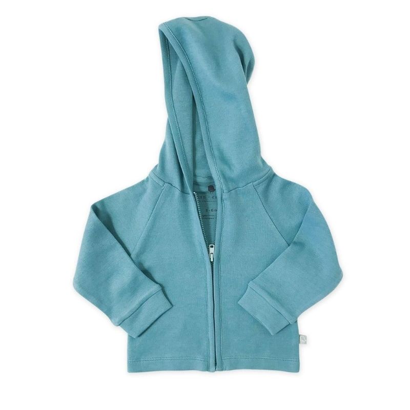 Baby Hoodie Vintage Aqua