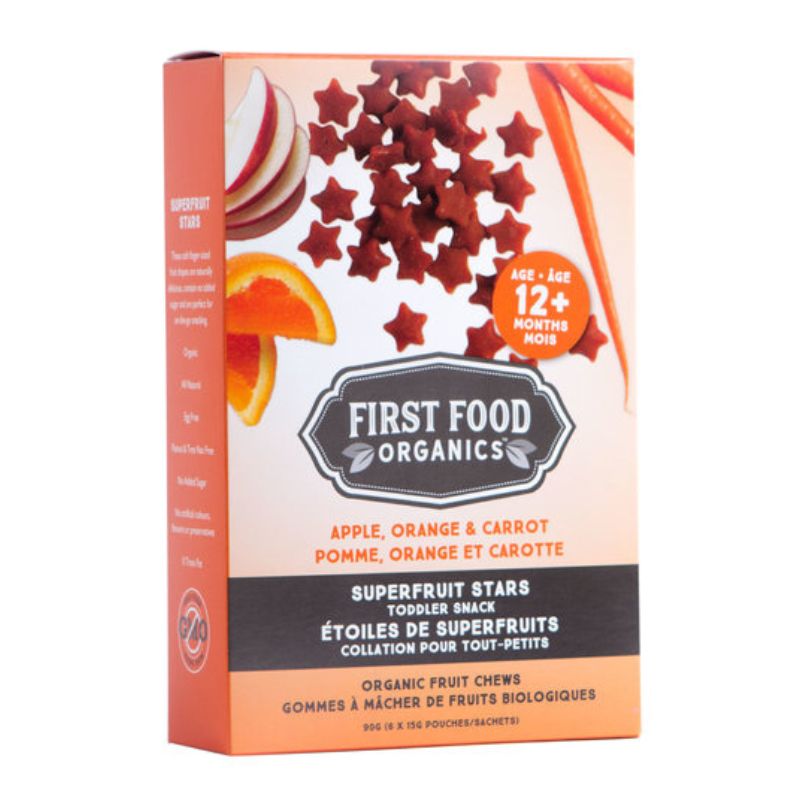 Superfruit Stars  Apple Orange Carrot