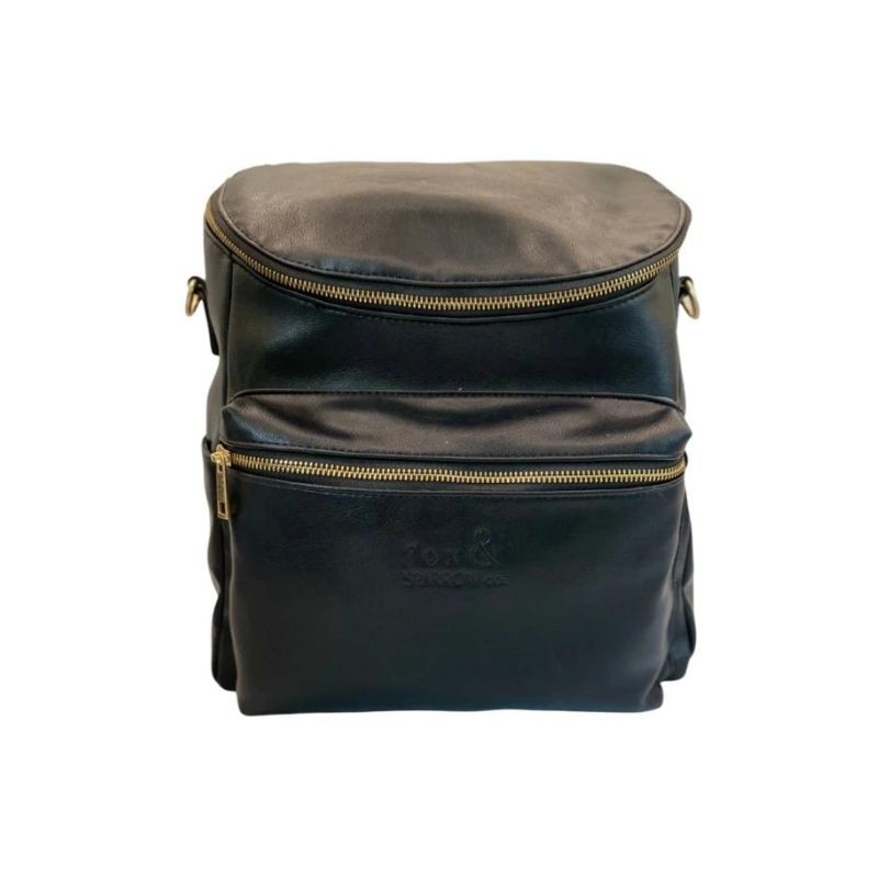 The Liam Mini Diaper Bag Black