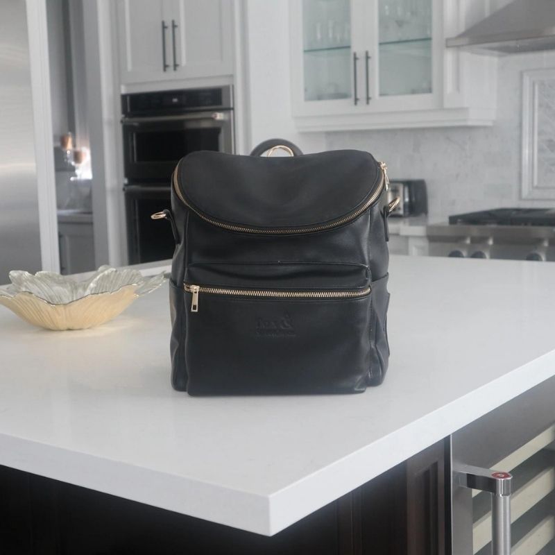 The Liam Mini Diaper Bag Black