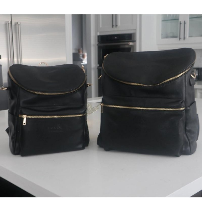 The Liam Mini Diaper Bag Black