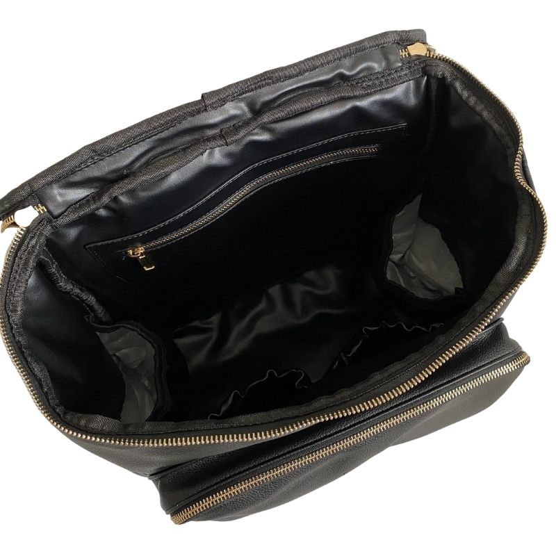 The Liam Mini Diaper Bag Black