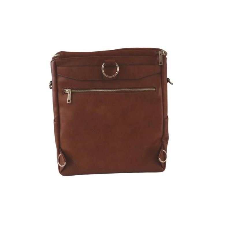 The Liam Mini Diaper Bag Cognac