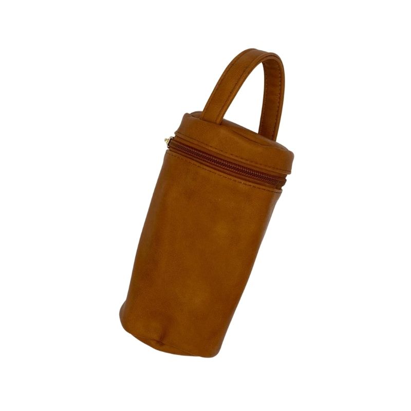 The Liam Mini Diaper Bag Cognac