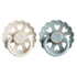 Fairytale Natural Rubber Baby Pacifier - 2-Pack Stone Blue & Willow Gray