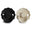 Daisy Natural Rubber Baby Pacifier - 2-Pack Black & Cream