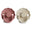 Daisy Natural Rubber Baby Pacifier - 2-Pack Powder Blush & Cream
