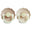 Daisy Natural Rubber Baby Pacifier - 2-Pack Croissant & Cream