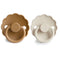 Daisy Silicone Baby Pacifier - 2-Pack Cappuccino & Cream