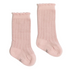 Chaussettes hautes festonnées