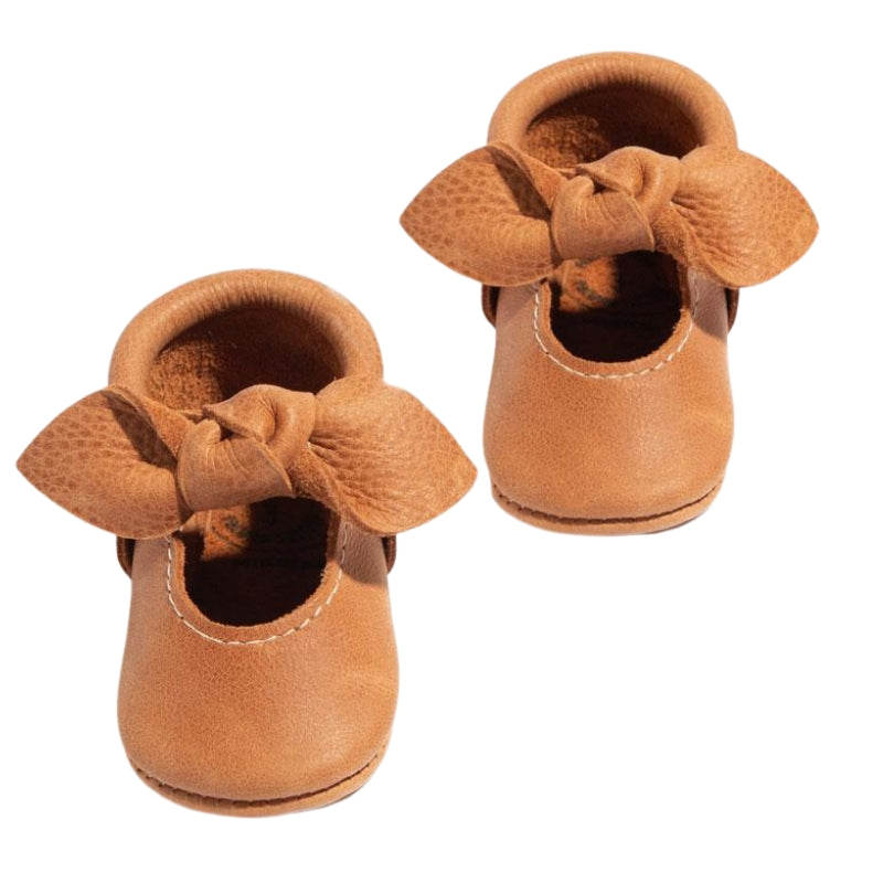 Knotted Bow Moccasins