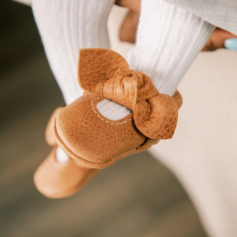 Knotted Bow Moccasins