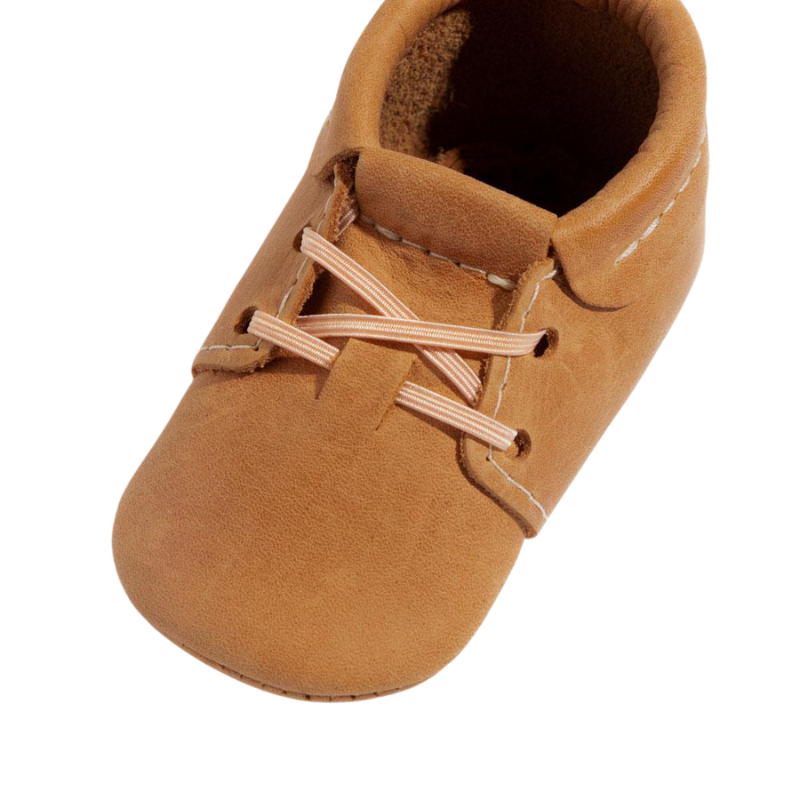 Cedar Oxford Soft-Soled Baby Shoe