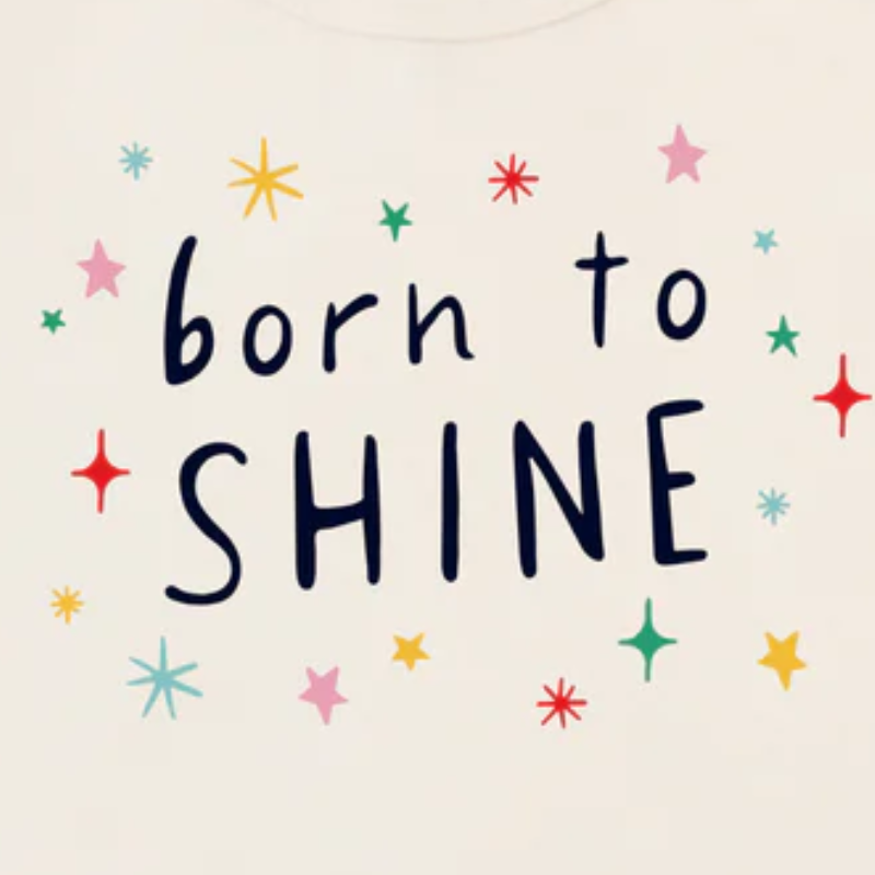 Toddler Graphic Tee - Holiday Collection Born To Shine