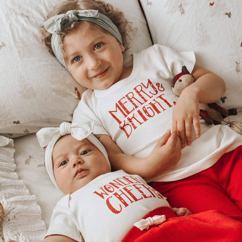 Toddler Graphic Tee - Holiday Collection Merry & Bright