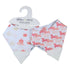 Double Sided Chew Bibs Princess Unicorns