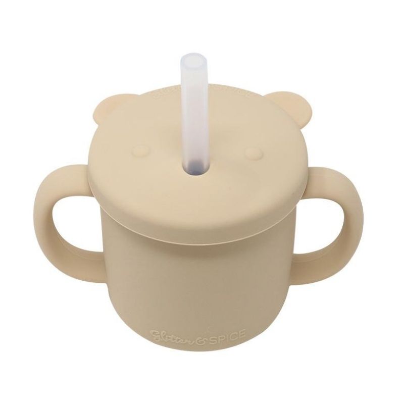 Grow With Me Silicone Bear Cup Nude