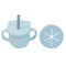 Grow With Me Silicone Snack Cup Ice Blue