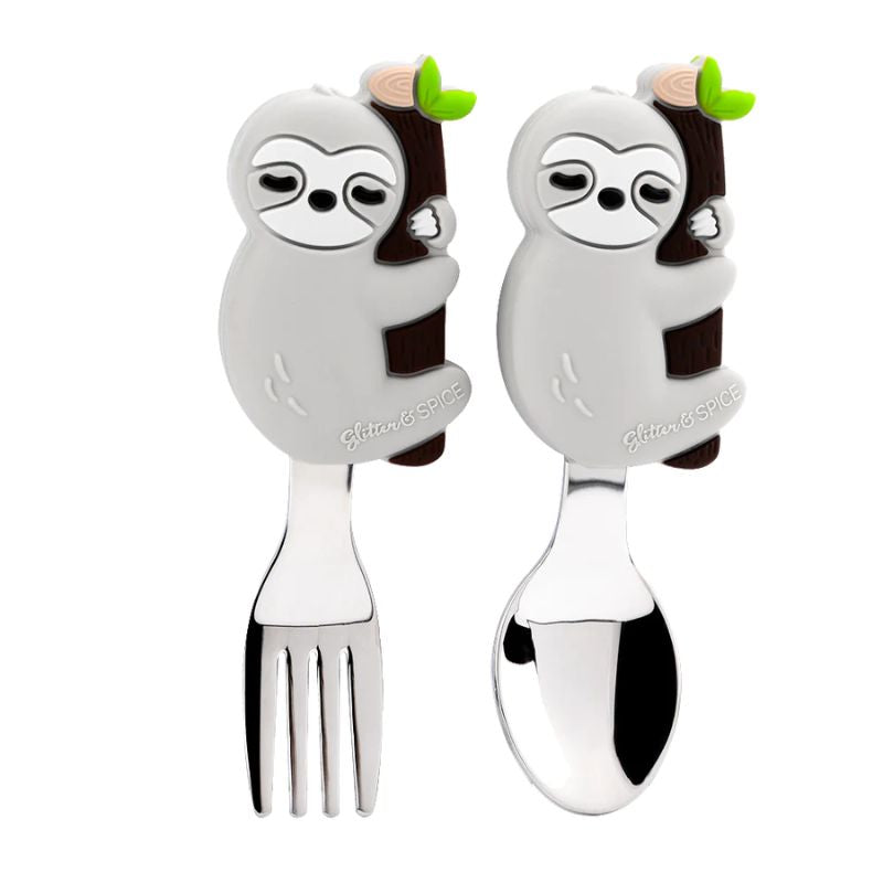 Spoon & Fork Set Sloth