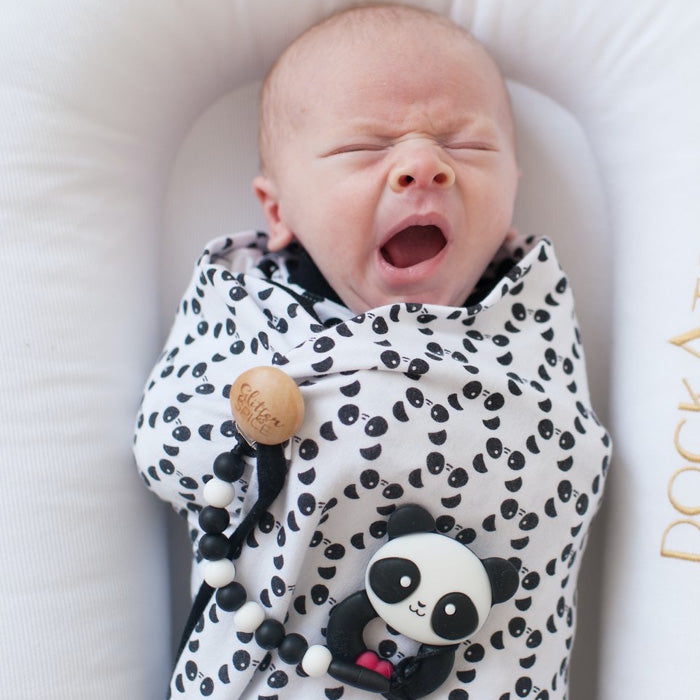Whistle & Flute Kawaii Panda Teether
