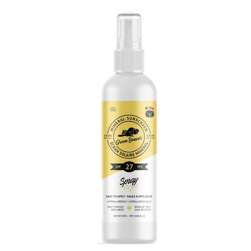 Mineral Sunscreen - SPF 27 Spray for Kids