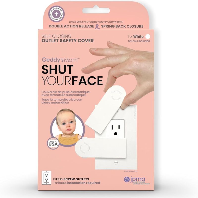 Shut Your Face Outlet Covers | Snuggle Bugz | Canada's Baby Store