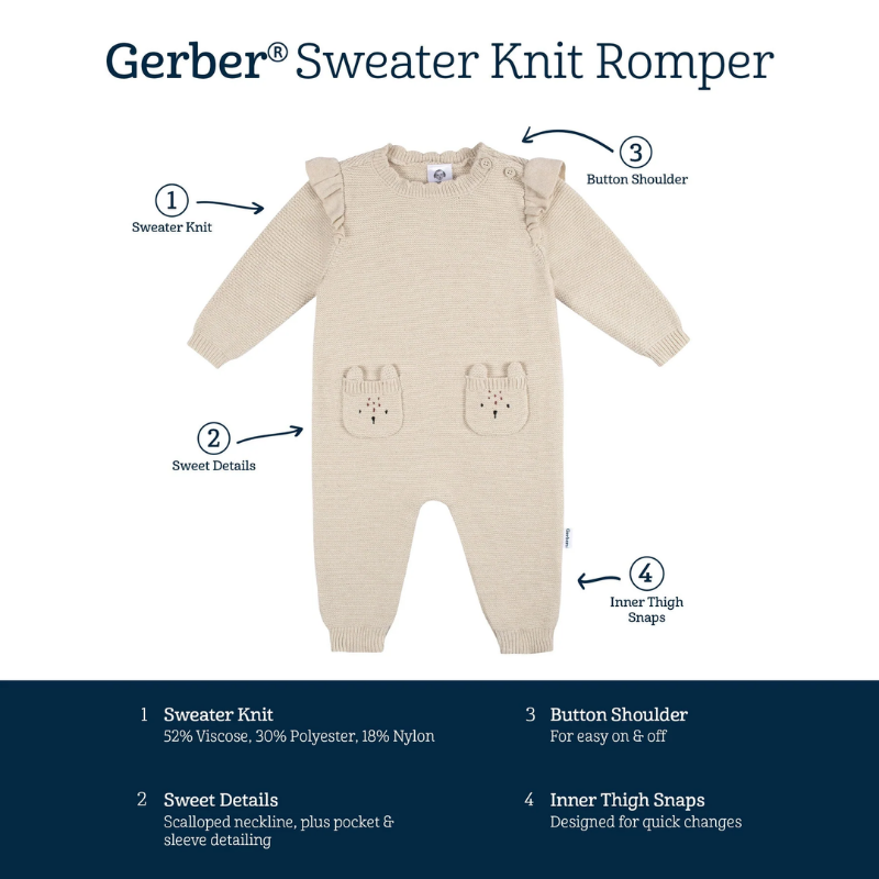 Barboteuse en tricot