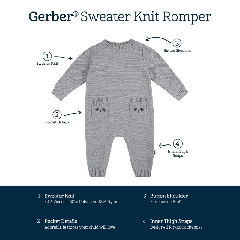 Barboteuse en tricot