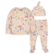 3-Piece Baby Comfy Stretch Set Wildflower