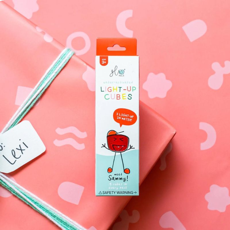 Glo Pals Light-Up Cubes - 4 pack Sammy-Red
