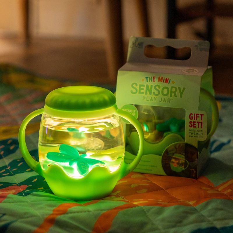 Mini Sensory Play Jar With Shapes