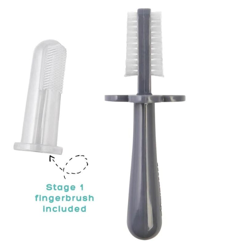 Double Sided Toothbrush Grey