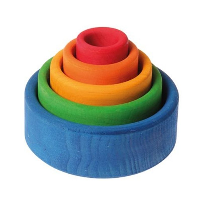 Stackable Shapes Bowls/Rainbow