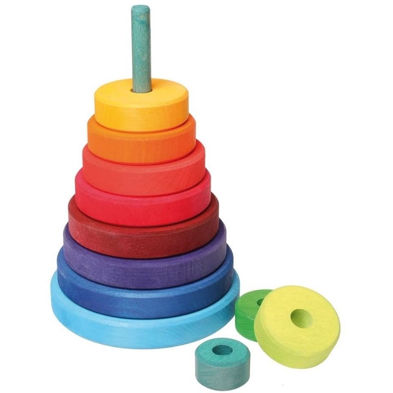 Grimm's pastel conical tower