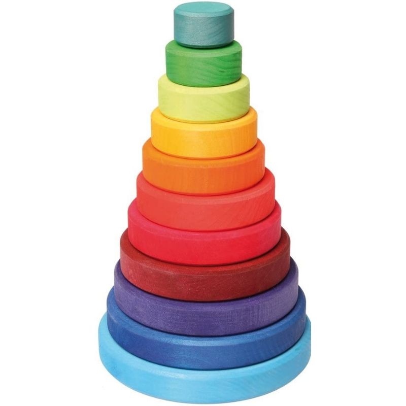 Stackable Shapes Conical Tower/Rainbow